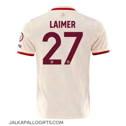 Bayern Munich Konrad Laimer #27 Kolmaspaita 2024-25 Lyhythihainen